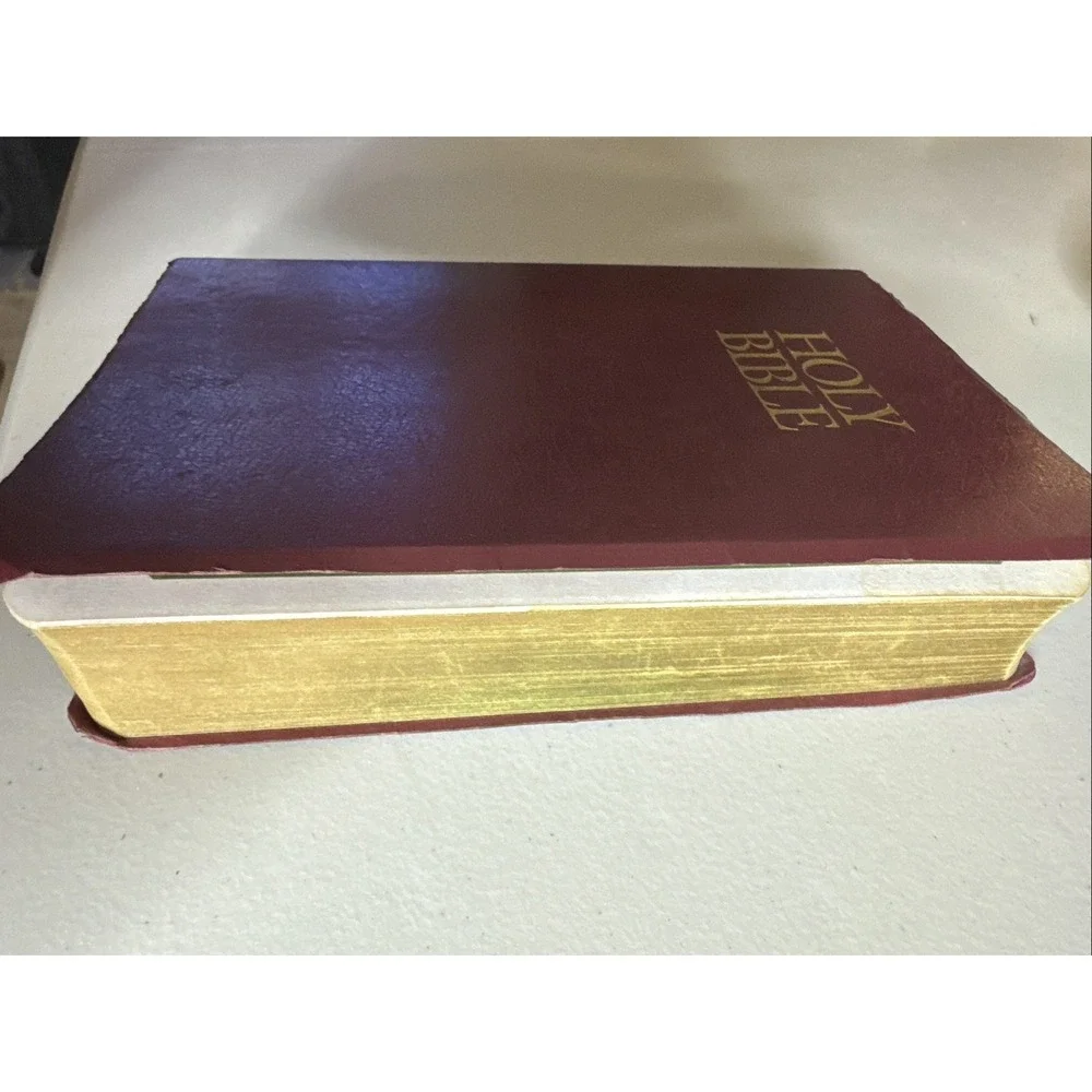 Zondervan New International Version Bible NIV Red Helps Imitation Leather Gift